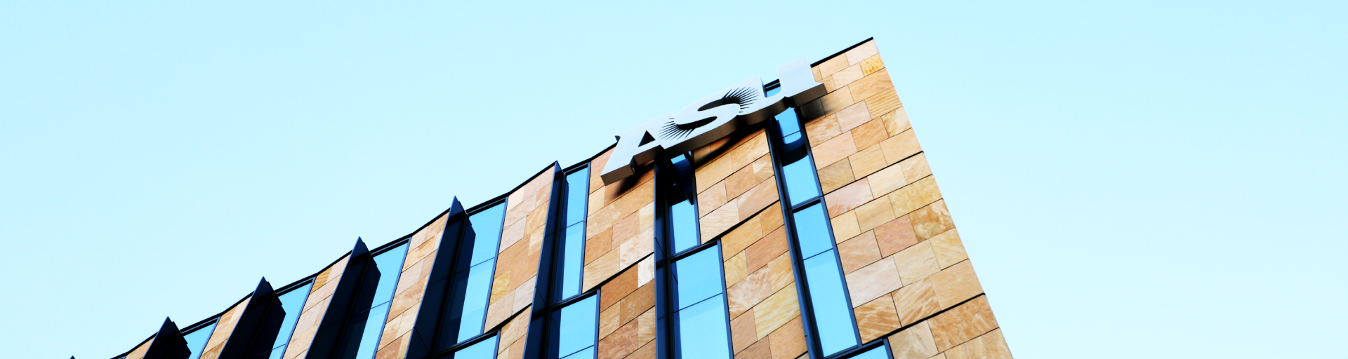ASU sign on the front of Beus Center for Law and Society.